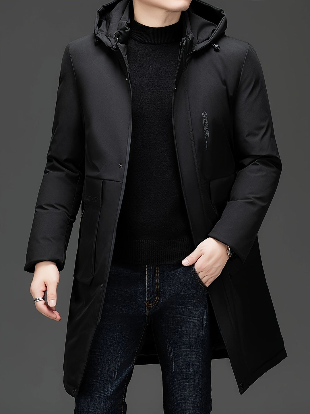 ALBERICO™ - Elegant Hooded Coat