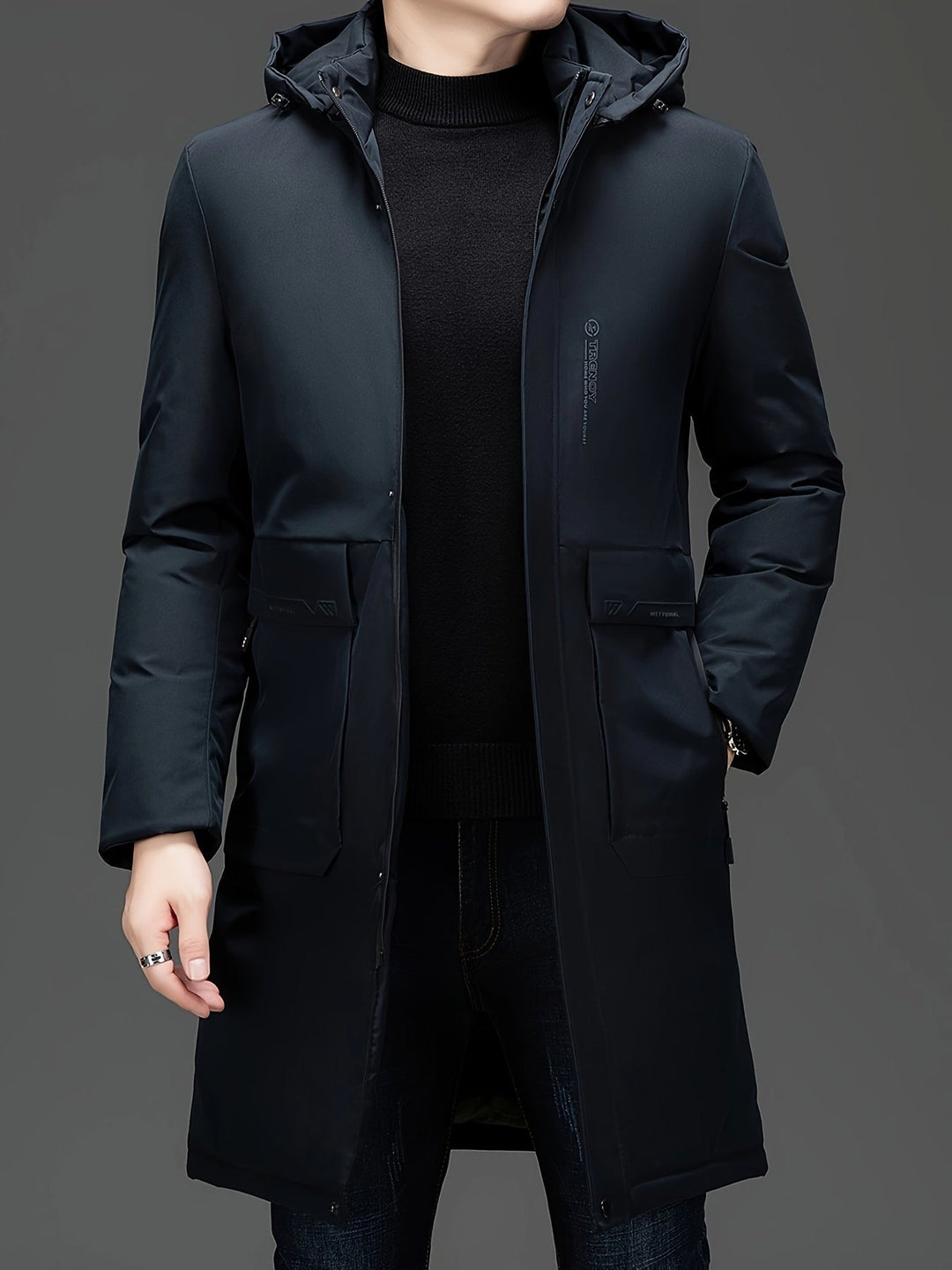 ALBERICO™ - Elegant Hooded Coat