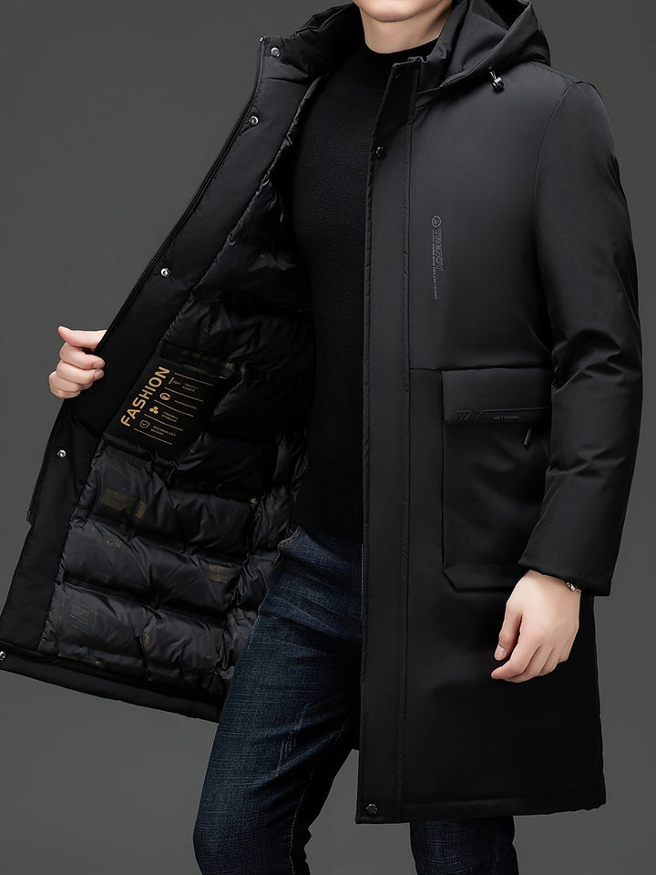 ALBERICO™ - Elegant Hooded Coat