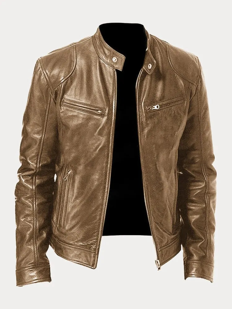 Lorenzo™ - Casual Leather Jacket