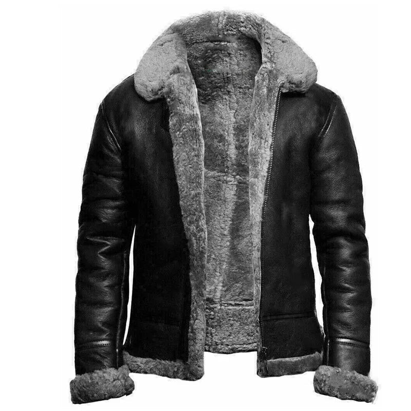 Marcy™ - Leather Winter Jacket