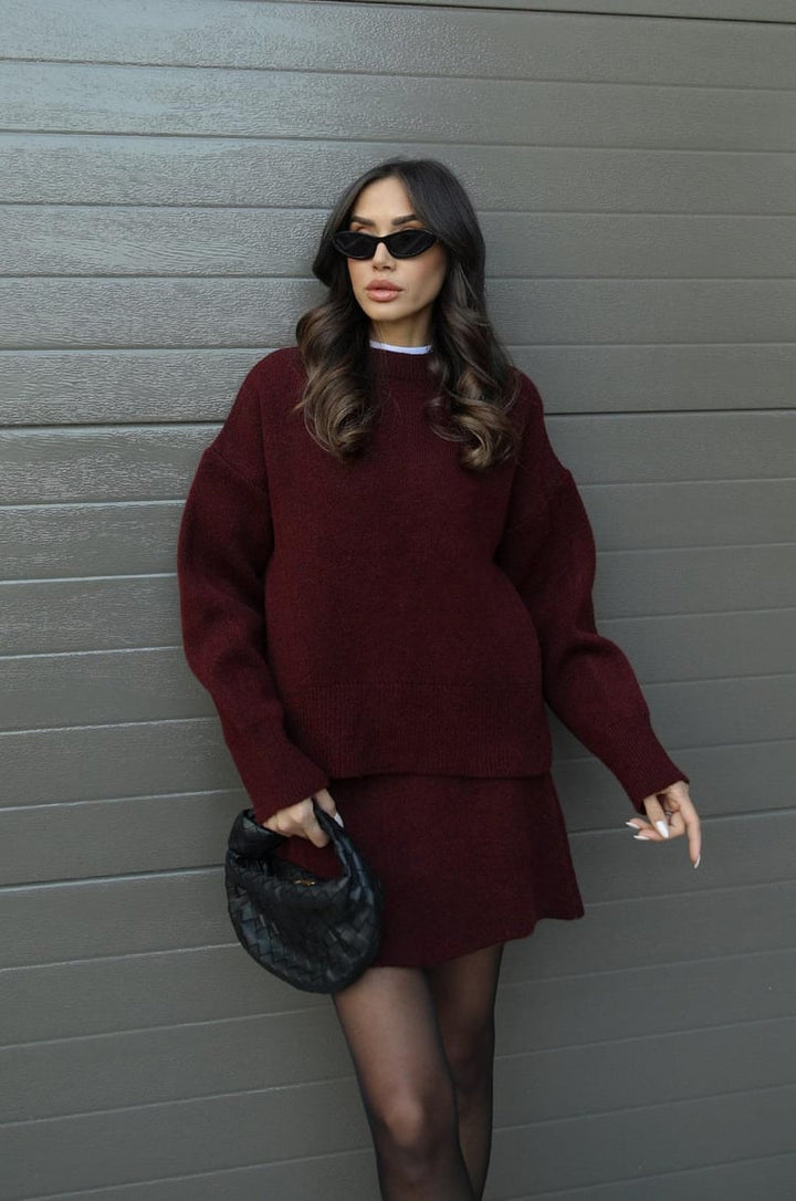 Allegria™ - Fashionable Sweater and Skirt