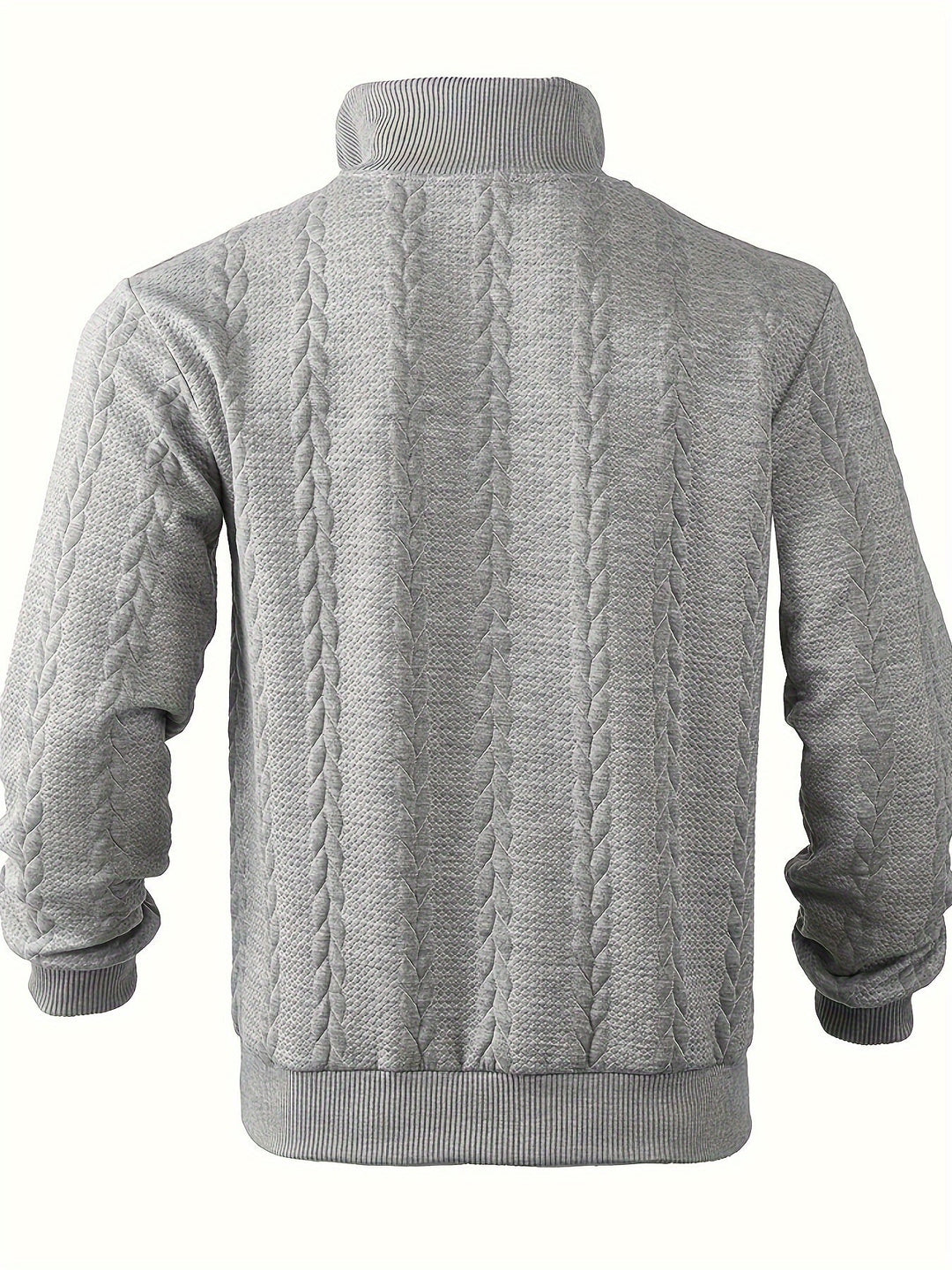 Roberto™ - Comfortable half zip Sweater for men