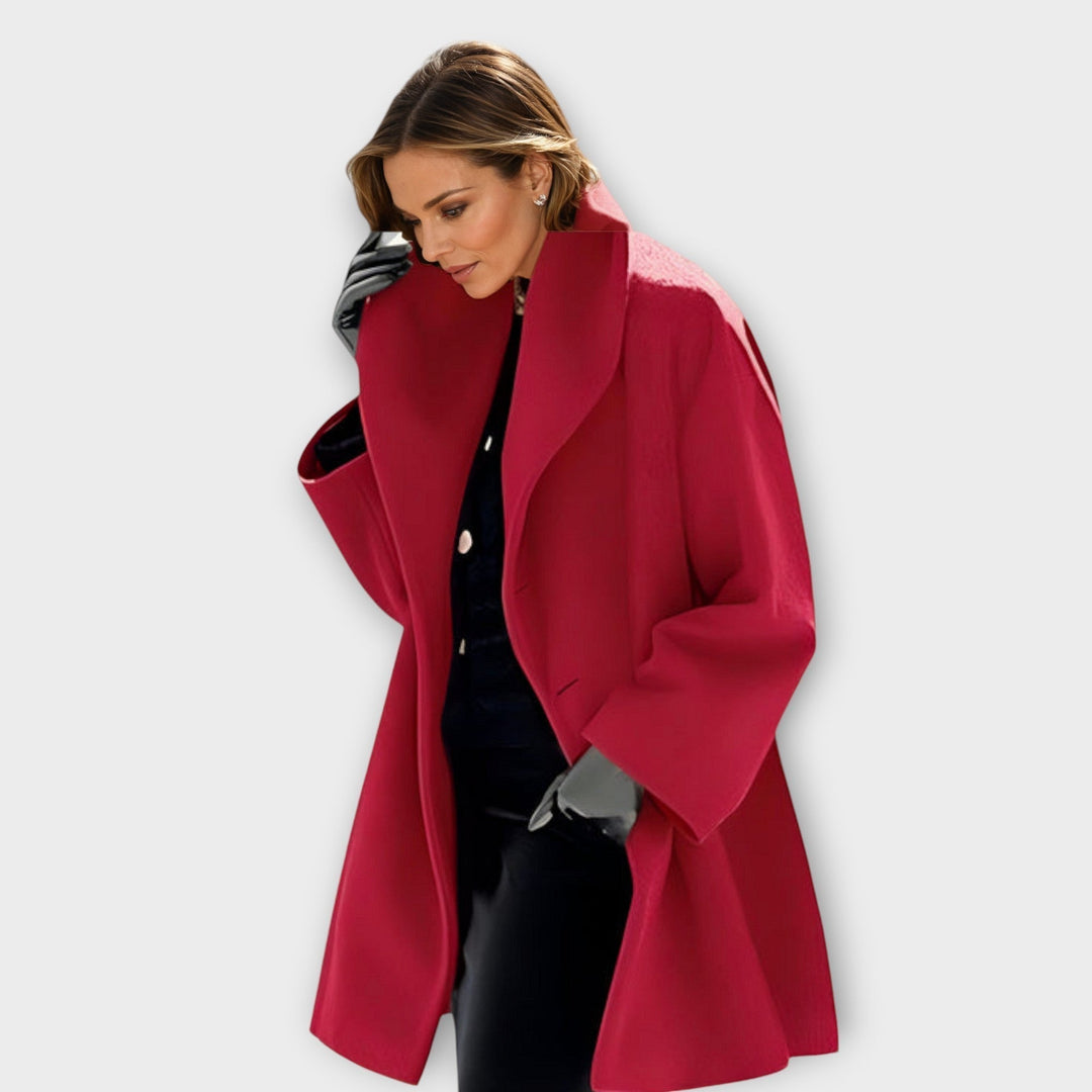 Emelyn™ luxury windproof wool coat